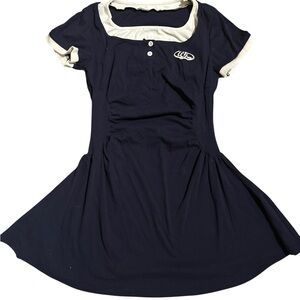 Coquette Navy Blue Tennis Dress, small